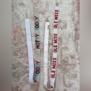 Ole Miss Beaded Purse Straps